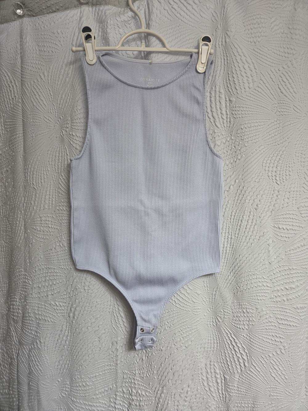 Dynamite Ribbed Thong Bodysuit. - Picture 3 of 11